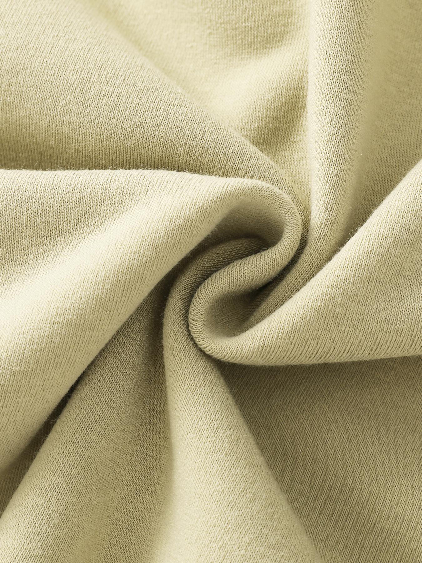 Men's Solid Half Zip Thermal Lined Hoodie, Casual Regular Fit Long Sleeve Hooded Sweatshirt for Fall & Winter, Men's Clothes for Daily Wear