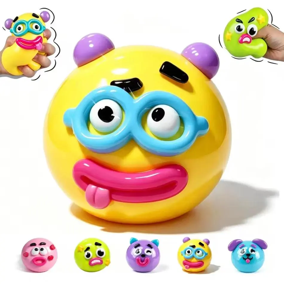 2026 New Dog Face Swap Mini Squishies Gag Toy, Soft Moldable Slow-Rise Squeeze Item, Prop 65 Safe Unisex Adult Fun Gift, Practical Joke Prop, A