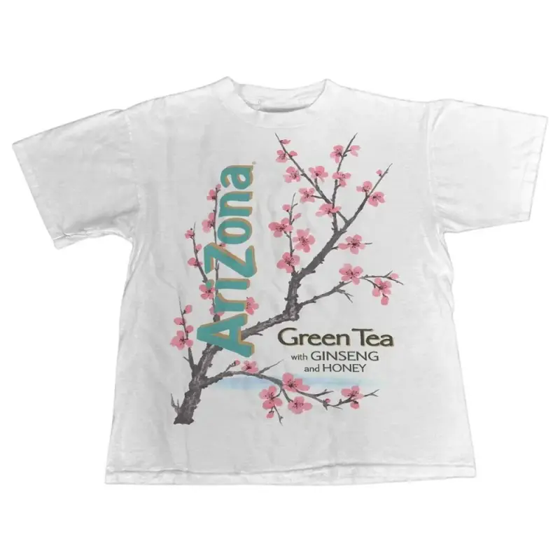 The Vintage Arizona Green Tea Cherry Blossom Shirt, Gift For Woman, Gift For Men, Womenswear Top Underwear Streetwear, Trending ShirtTrailZen t-shirt