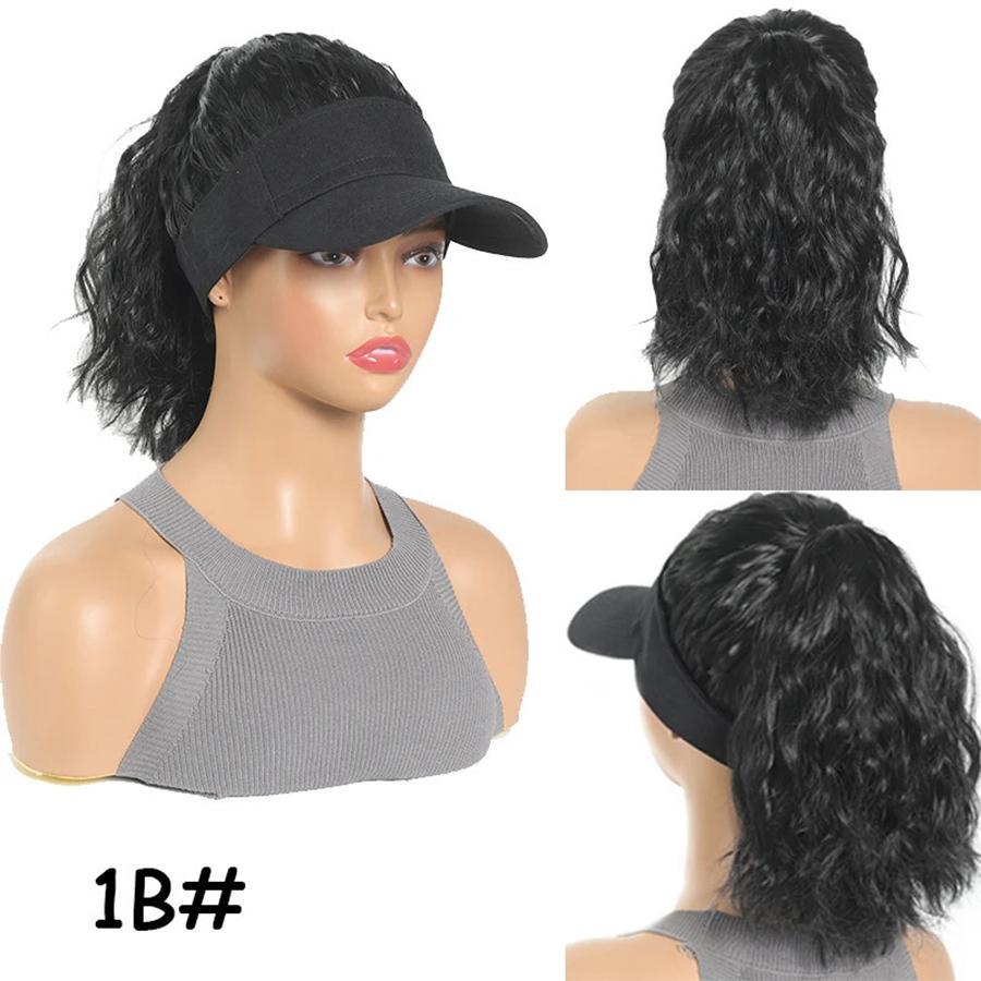 Hat With Hair Attached For Women Ponytail Curly Hair Hair Wig With Hair Cap Styling Baseball Baseball Cap Ponytail Hat Wig