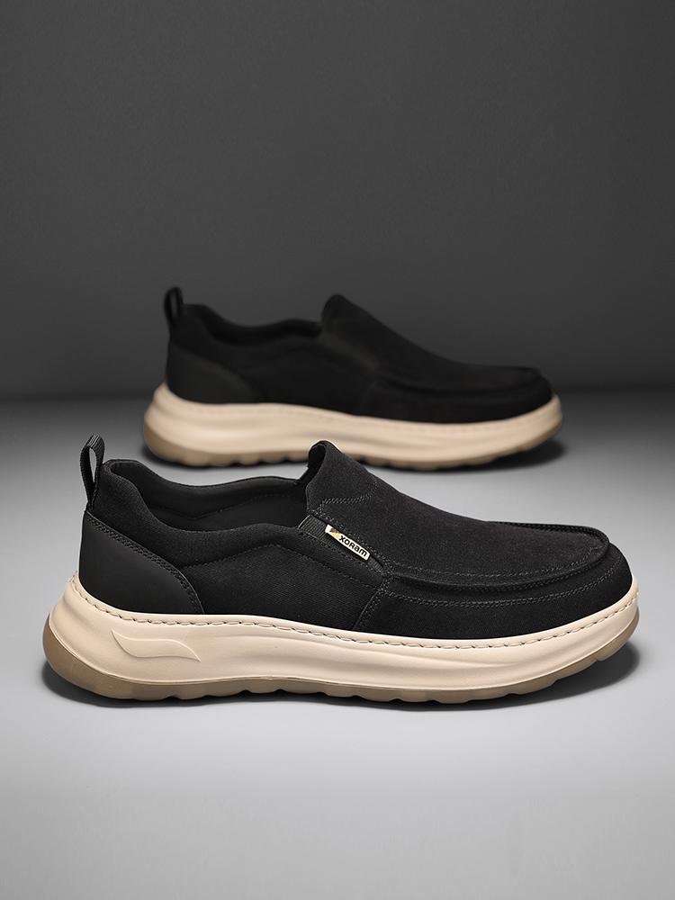 Men's Breathable Canvas Slip-Ons – Ultra Light, No Smell, Soft Sole Summer Shoes  5822
