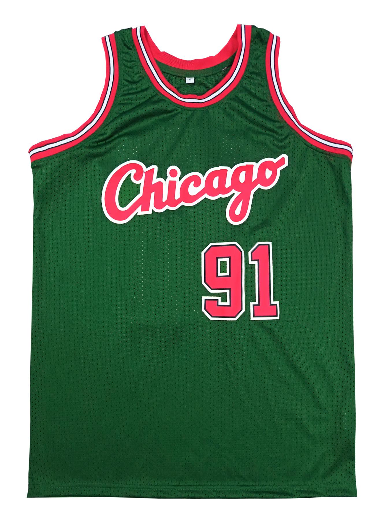 Men's No.91 Letter Embroidery Basketball Jersey, Loose Breathable Sleeveless Crew Neck Tank Top, Suitable for Basketball, Sports, Running, Workout