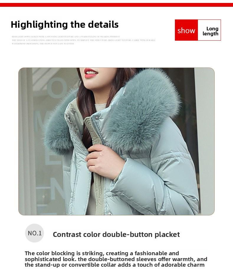 New winter women's thickened long over-the-knee hooded cotton-padded coat with large fur collar. New winter women's thickened long over-the-knee hooded cotton-padded coat with large fur collar.