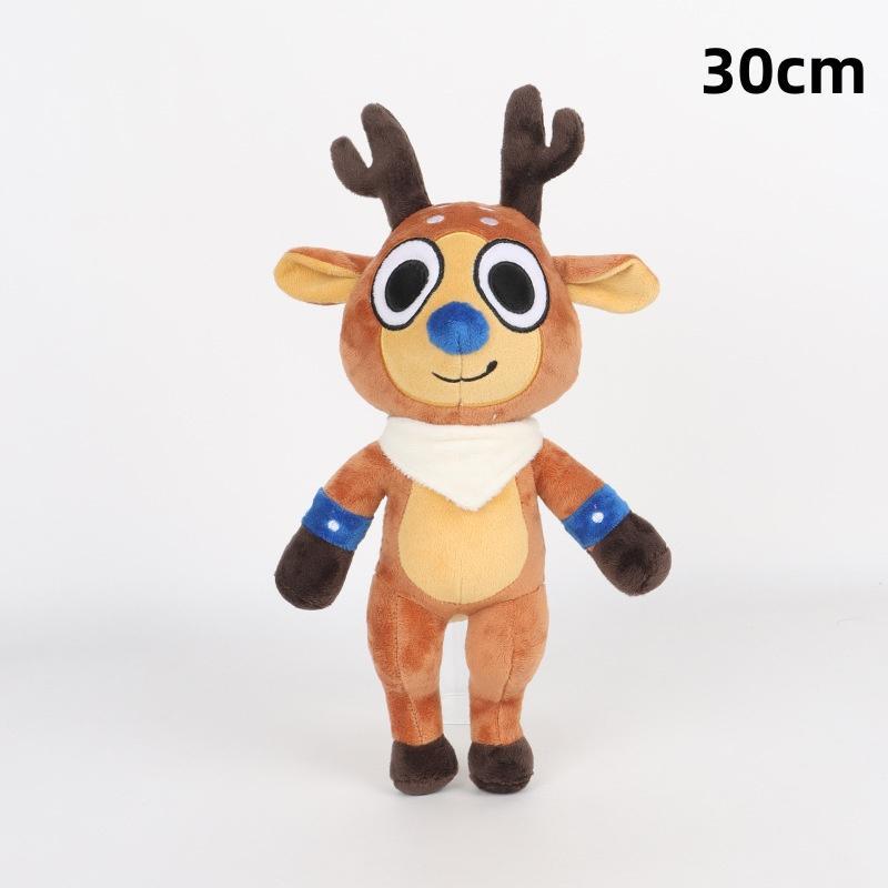 Dandy's World Game Role Pebble Dog Plush Toy Kawaii Cartoon Star-Time Pebble Pretty Present Coal Stuffed Pillow Toy Kids Gifts