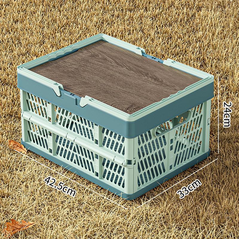 Foldable Storage Box, Outdoor Dining Basket, Portable Shopping Basket, Fruit Basket, Snack and Toy Container, Bookshelf Basket, Versatile Multi-Purpose Organizer