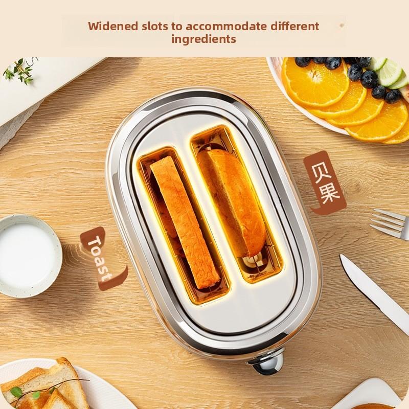 Full Automatic Household Bread Toaster Compact Multifunctional Breakfast Machine for Toast Sandwich & Light Meals