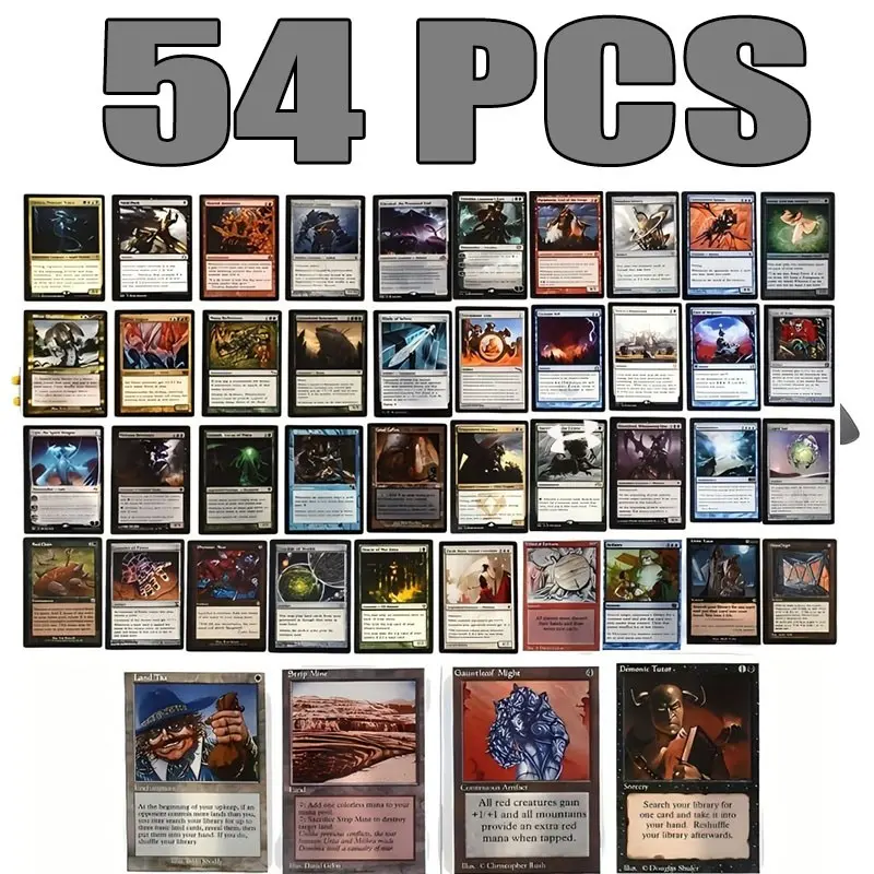 54 Game Collection Cards, Collectible Cards, Perfect for Collectors, Durable Design, Ideal for Gaming Enthusiasts, Enhance Your Collection Today!
