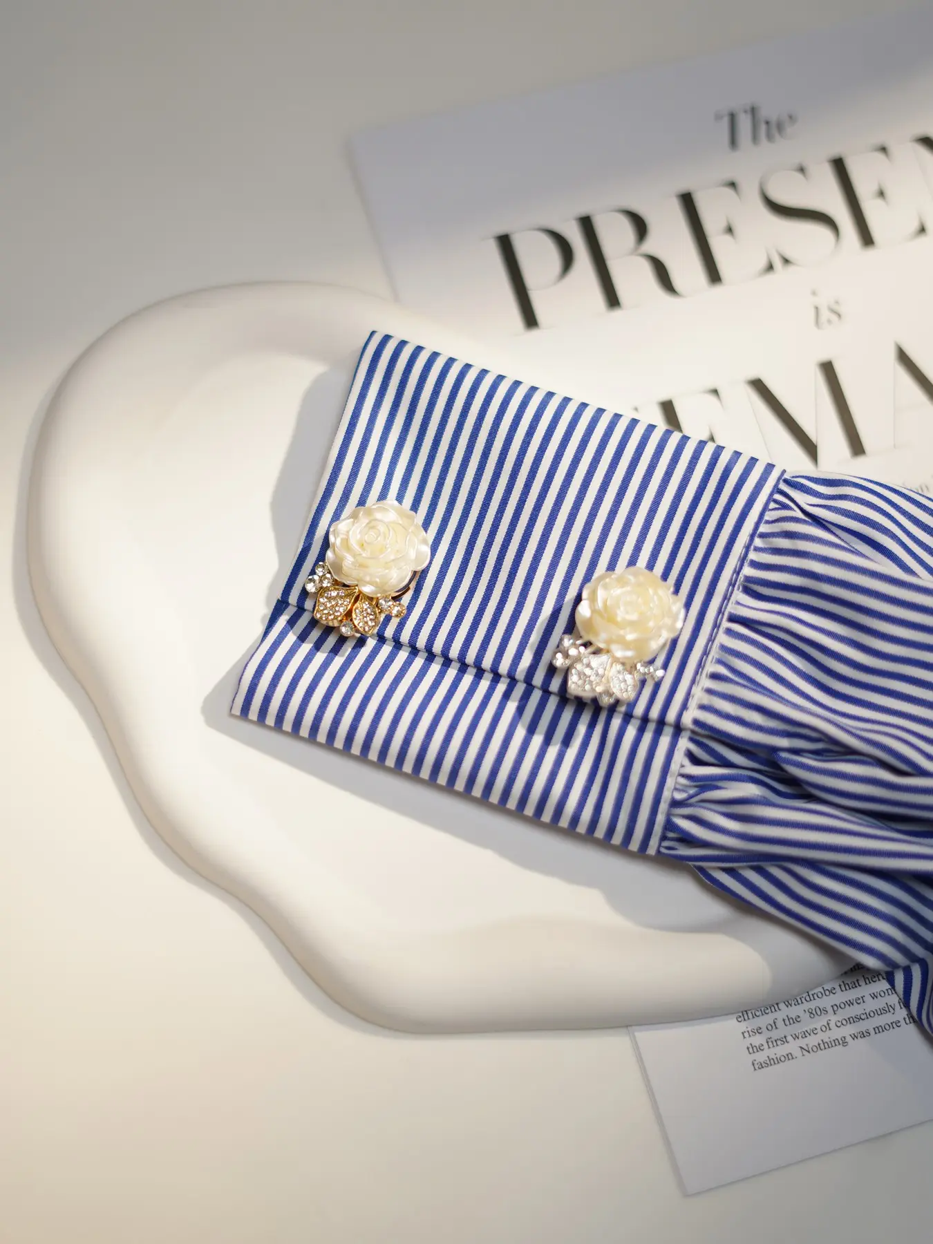 Rose Flower Shirt Button Set for Women, Fashionable Shirt Buttons Decorative Sleeve Covers, Turtle Buttons, Stylish Accessory