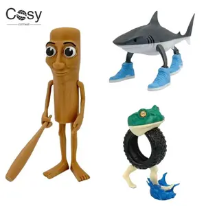 Funny Shark The Classic of Mountains and Seas Creative Abstraction Action Figure Tralalerotralala Tung Tung Tung Sahur Tralala