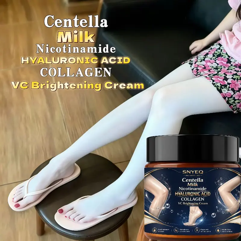 Dark Spot Correcting & Moisturizing Cream for Inner Thighs, Elbows, Knees, Butt - Hypoallergenic Vitamin C, Niacinamide & Milk Enriched Private Parts Care - 2.12Oz for All Light Beige Types, Dark Circle, Metallic Lid Jar, Vitamin C Enriched