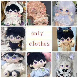 2026 new Dress-up Doll Cotton Doll Cute Clothes 20cm Plush Doll Clothes Men's Clothes Dress Naked Doll Regular Body Only Clothes No Dolls