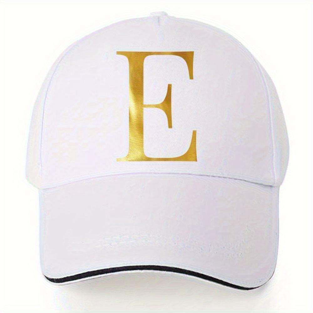 [Lightweight Baseball Cap] Lightweight Baseball Cap |   Adjustable Shoulder Strap, Breathable And Quick Drying - Customizable Golden Letter Design, Suitable for Outdoor Sports And Travel