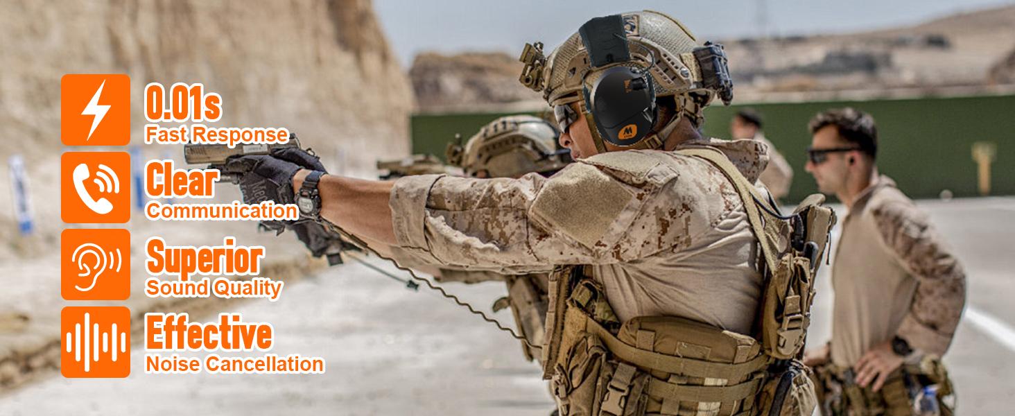 Hearing Protection Earmuffs for Shooting