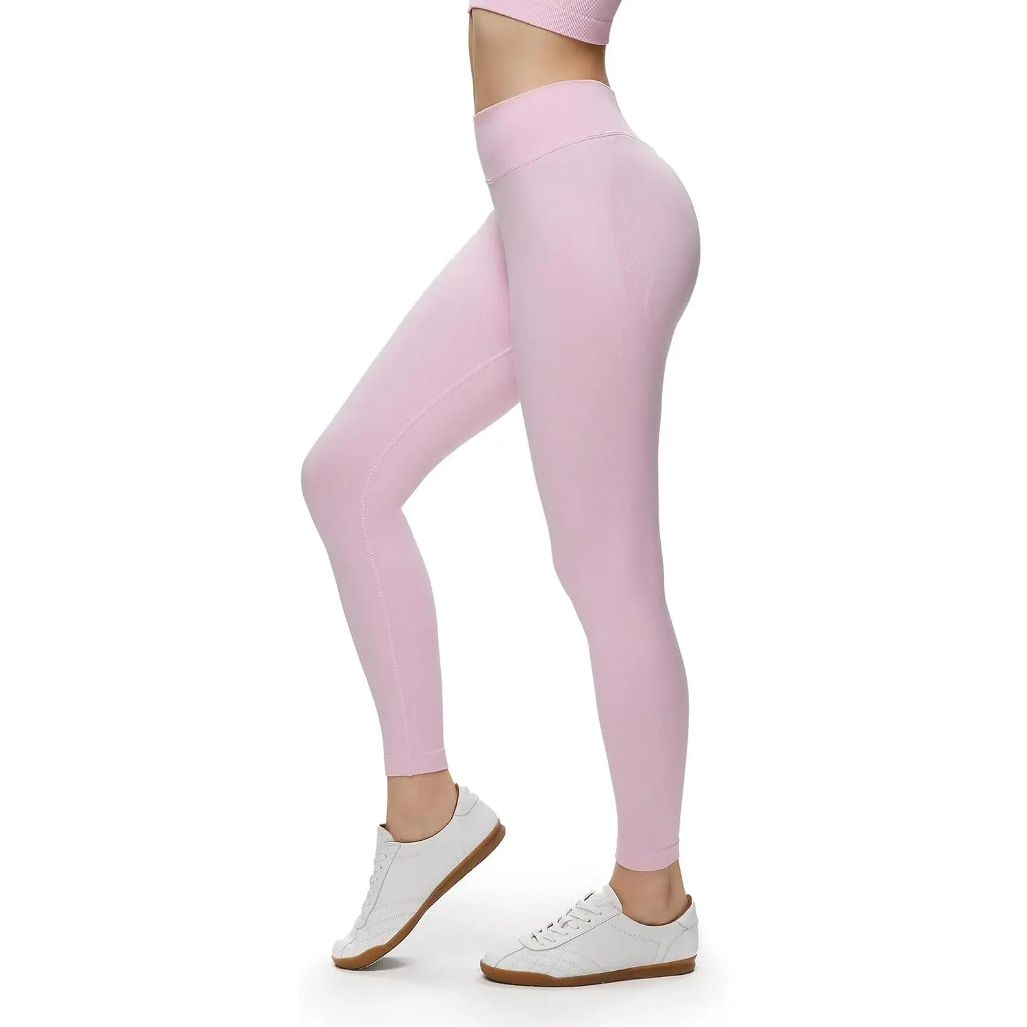 Seamless Scrunch Butt Leggings for Women - No Front Seam, Squat Proof Nylon Yoga Pants with a Snug Fit for Everyday Active Wear & Gym, Mid Waist, Gym Yoga, Workout, Women's Clothes