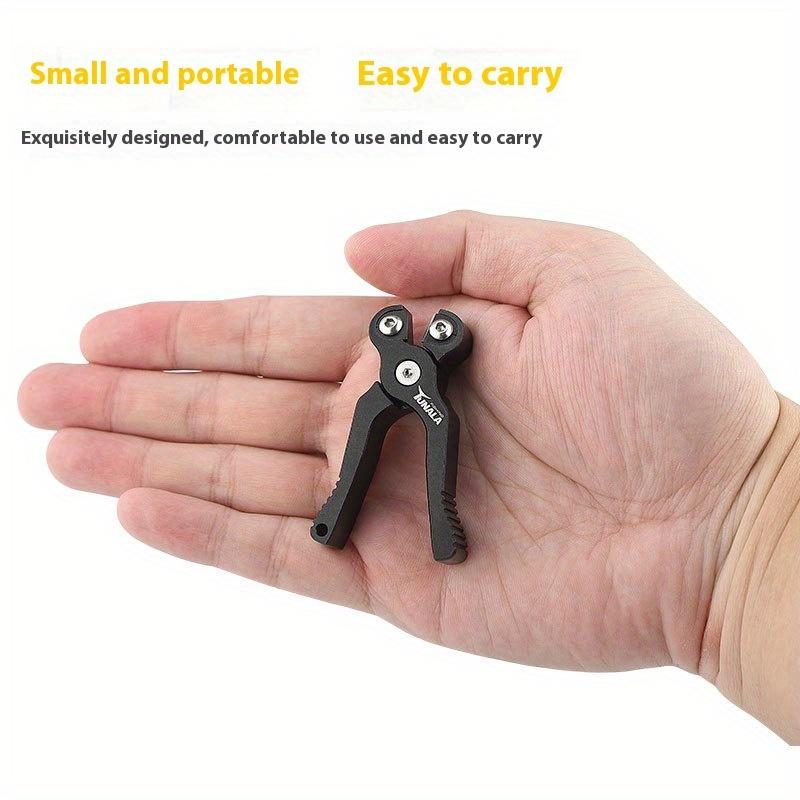[W] Mini Scissors for PE/ Carbon Lines, Portable Aluminum Alloy Fishing Line Clippers for Outdoor Use