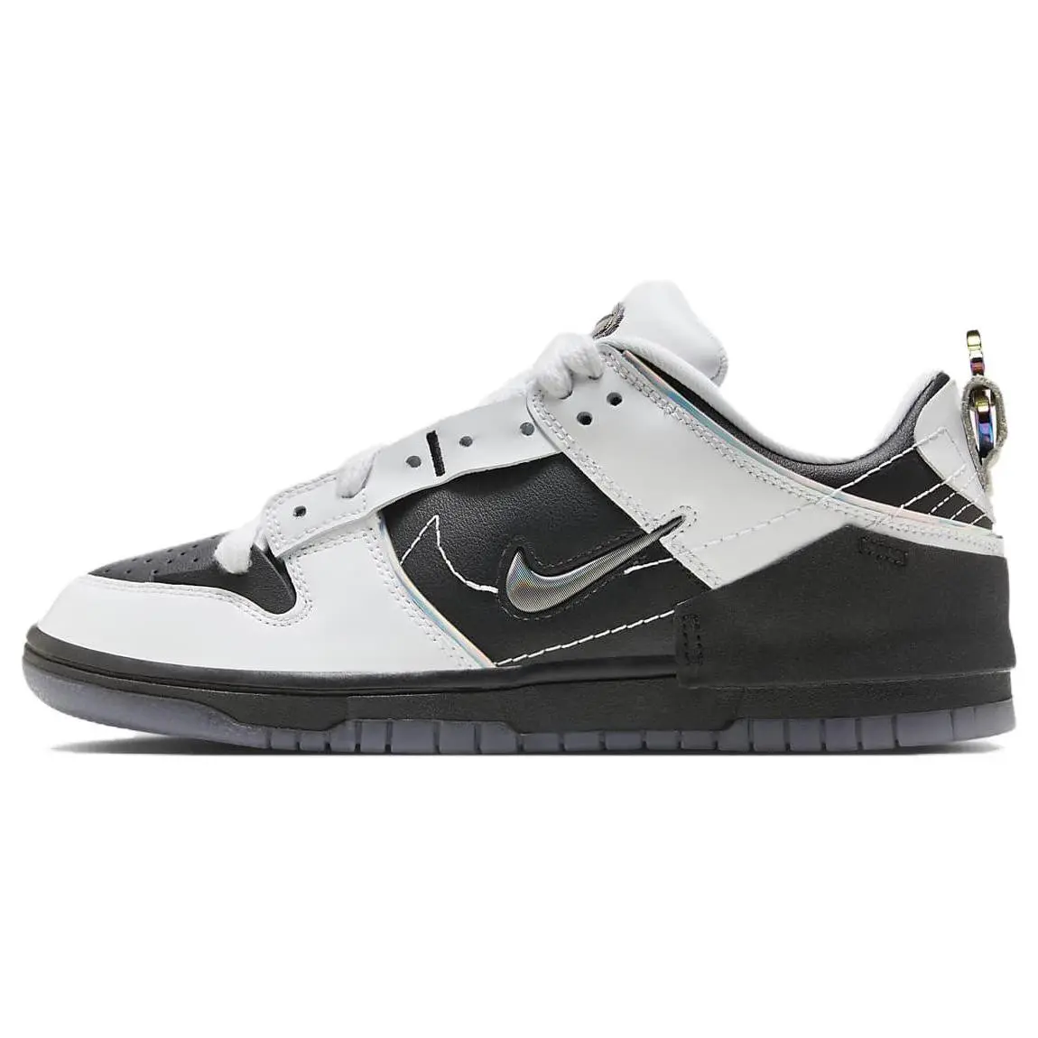 Nike Dunk Disrupt 2 Women’s Low-Top Lunar New Year Dragon Year Sneakers in Black and White Verifiable, with credentials and supporting global authentication