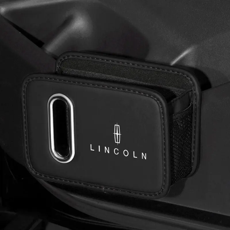 Car Door Multi Purpose Storage Box Interior Accessories For Lincoln Navigator Continental Nautilus Aviator MKZ MKX MKC MKT MKS Corsair Mark E