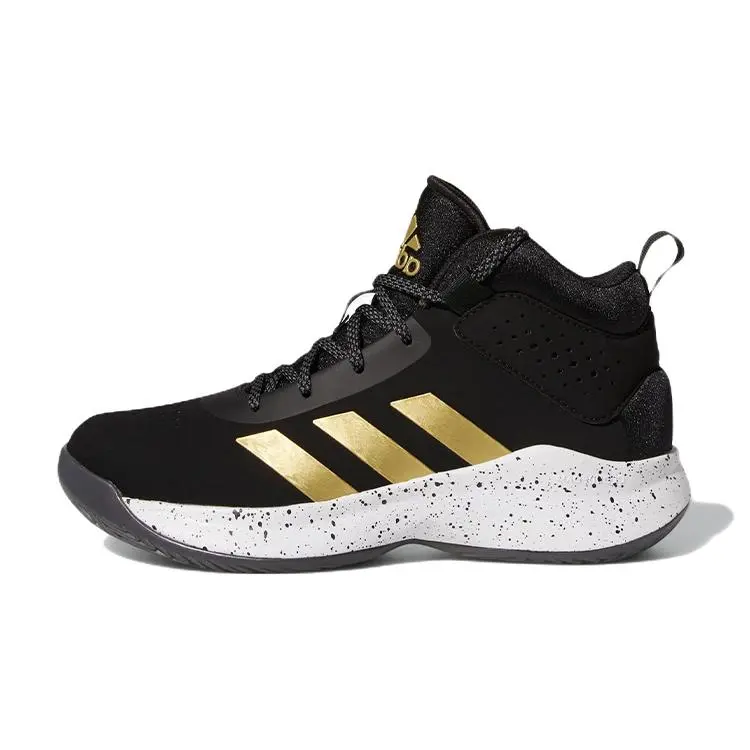 Adidas Cross 'Em Up 5 Wide J 'Black Gold Metallic' GX4790