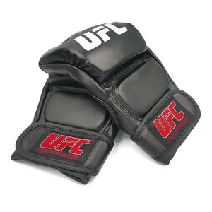 Professional UFC MMA & Muay Thai Boxing Gloves - Tiger Fight Sports Leather Training Gloves for Boxing, MMA, and Martial Arts