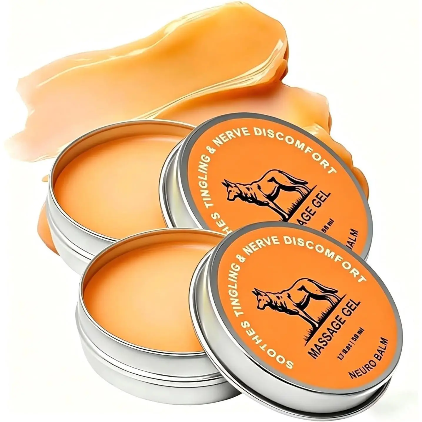 Neuro Balm, Nerve Relief Balm for Neuropathy, Natural Herbal Joint Care Cooling Soothing Massage Cream with Magnesium and Menthol, Joint & Muscle Care Ointment