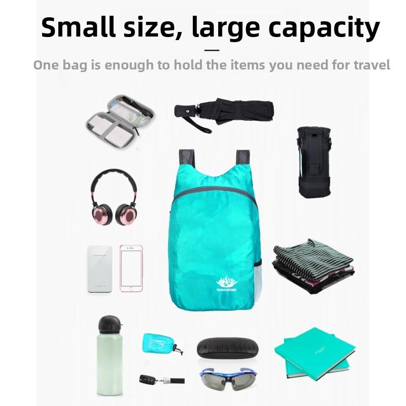 Sports Backpack Outdoor Folding Backpack Waterproof Ultra Light Portable Travel Bag Outdoor Bag Folding Bag gym