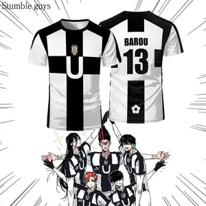 Anime Ubers Football Team Cosplay Costume Japanese Anime LORENZO AIKU Training Jersey Unisex Adult And Children's T-Shirt