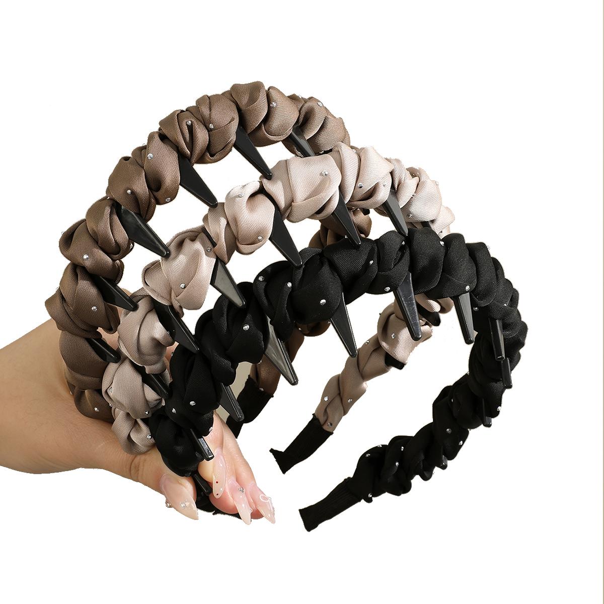 AWAYTR 3Pack Vintage High Cranium Hairband Fashion Headbands with Teeth Comb for Women Party Wedding Home Hairband Hair Accessories AWAYTR 3Pack Vintage High Cranium Hairband Fashion Headbands with Teeth Comb for Women Party Wedding Home Hairband Hair Accessories