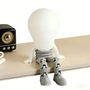 Glow-in-the-Dark 3D Printed Figurine, Mini Decor for Car & Desk, Ideal Gift for Graduation, Father's Day & All Occasions