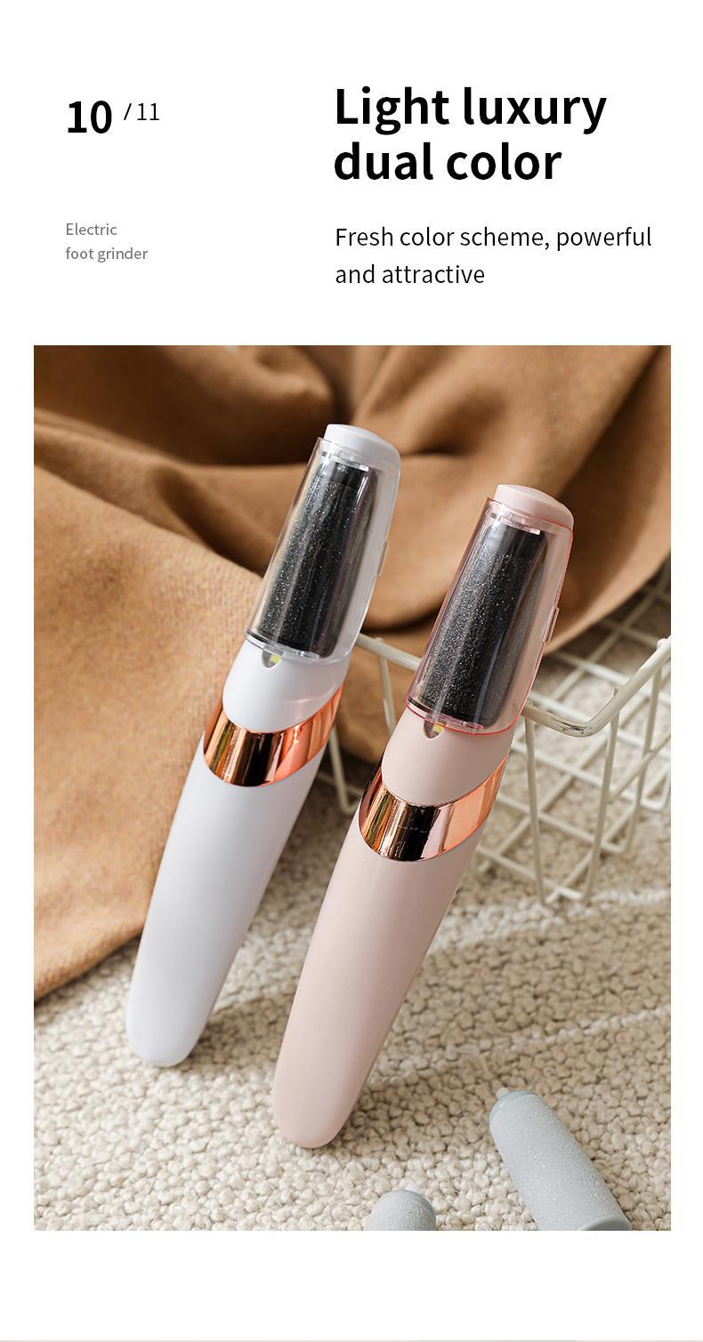 Electric Foot Grinding Stone - Digital Foot Grinder, Rechargeable, Exfoliating Tool for Calluses, Home & Nail Salons Use, Perfect Gift