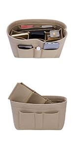 Purse Organizer Insert, Felt Bag Organizer For Handbag Purse Organizer,13 Colors, 6 Size (Medium, Black) Purse Organizer Insert, Felt Bag Organizer For Handbag Purse Organizer,13 Colors, 6 Size (Medium, Black)