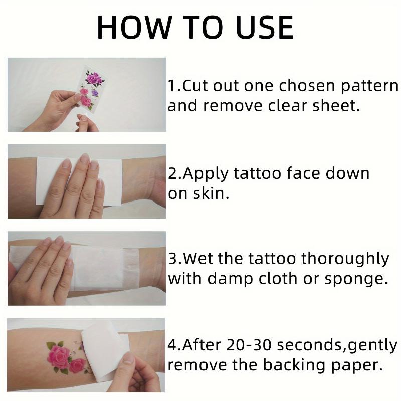 1 Sheet Rose & Love Script    - Realistic Floral Design with Elegant Cursive Lettering, High-Quality Body Art for Parties, Weddings, Valentines Day - Easy Application & Safe Removal, Wedding Decorations | Elegant Scri temporary tattoo sticker