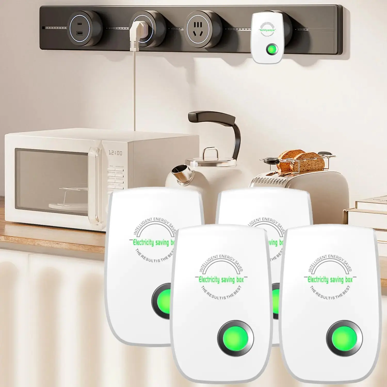 Smart Plug Device & Office US Plug with Built-In Indicator Light, for Home/Office/Restaurants/Factory
