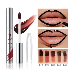 Matte Easy-To-Color Lip Liner Pen, Peelable Lip Line Marker, Long-Lasting Precision Application, Ideal for Daily Use & Special Occasions