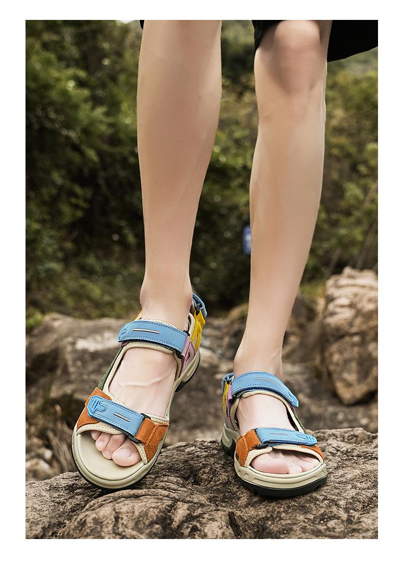 Women's Adjustable Strap Sport Sandals Breathable Cutout Design Textured Non Slip Sole Comfort Outdoor Casual Footwear