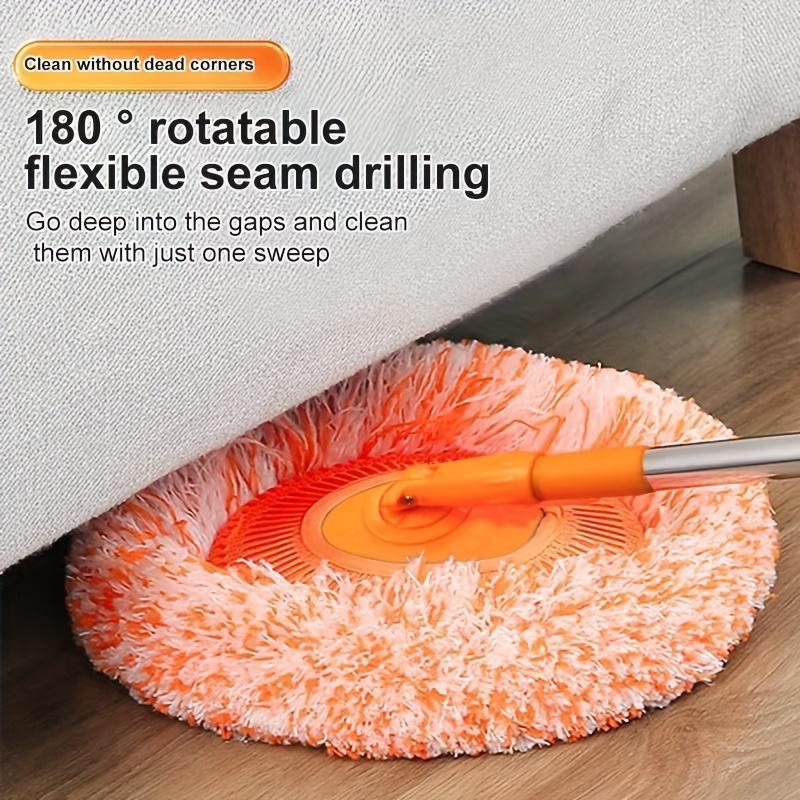Sunflower Mop Broom,Retractable Ceiling Mop, Dust Mop, Flexible Rotating Mop, Wall Mop, Wet and Dry Mop, Floor Tile Glass Window Car Cleaning Mop, Cleaning Supplies, Cleaning Tools Household Item