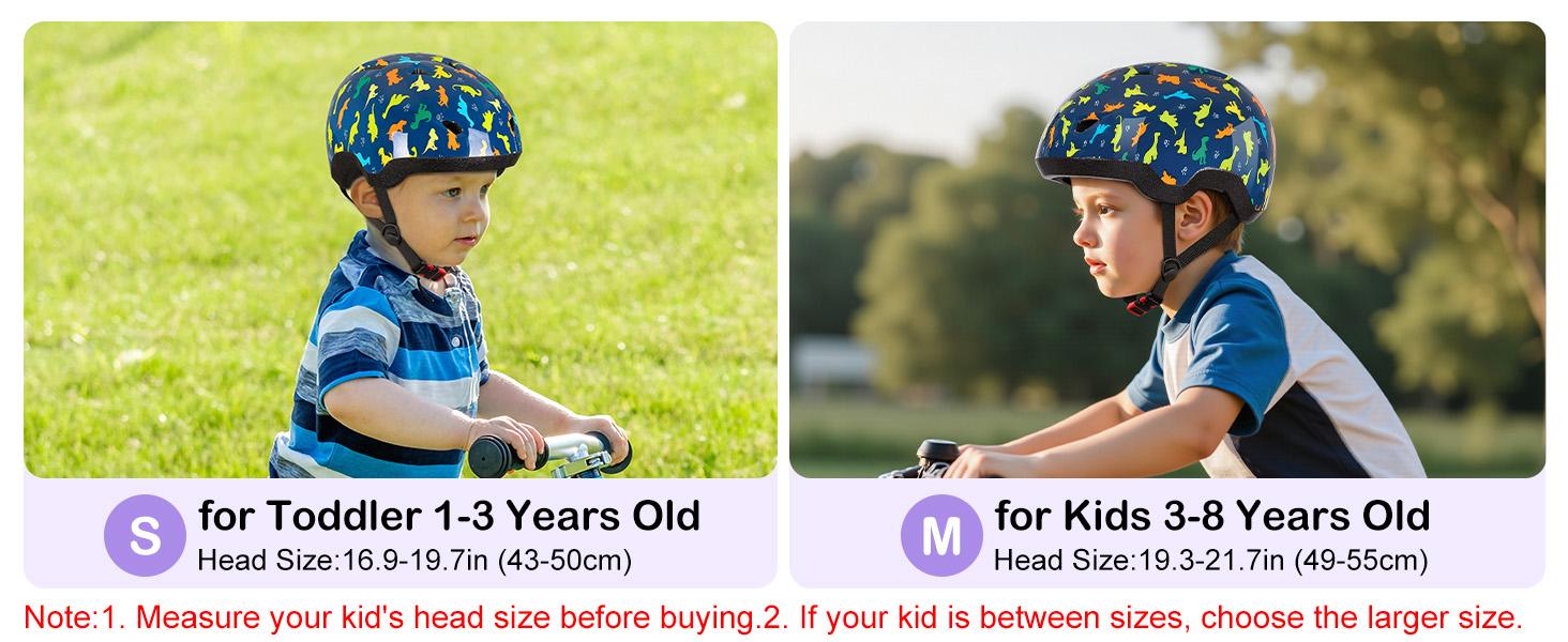 AGS Toddler Helmet, Baby Infant Kids Bike Helmet for Kids Age 1-3/2-4/3-5/5-8 Adjustable Toddler Bike Helmets for Boys Girls for Scooter Skateboard Cycling