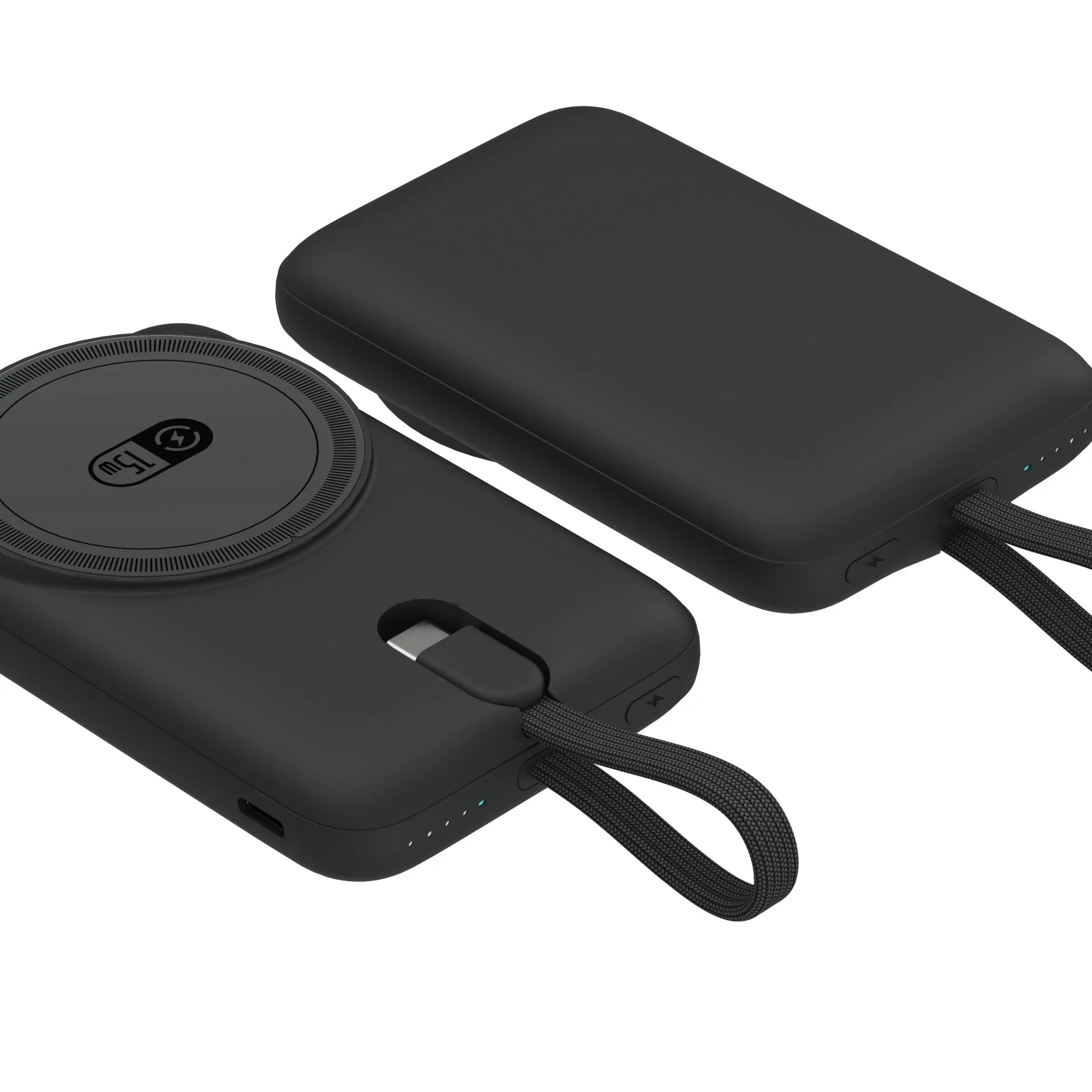 15w Magnetic Wireless Charger, Ultra-Thin 10000mah Portable Power Bank, Pd20w Fast Charging, Compatible with Apple Devices