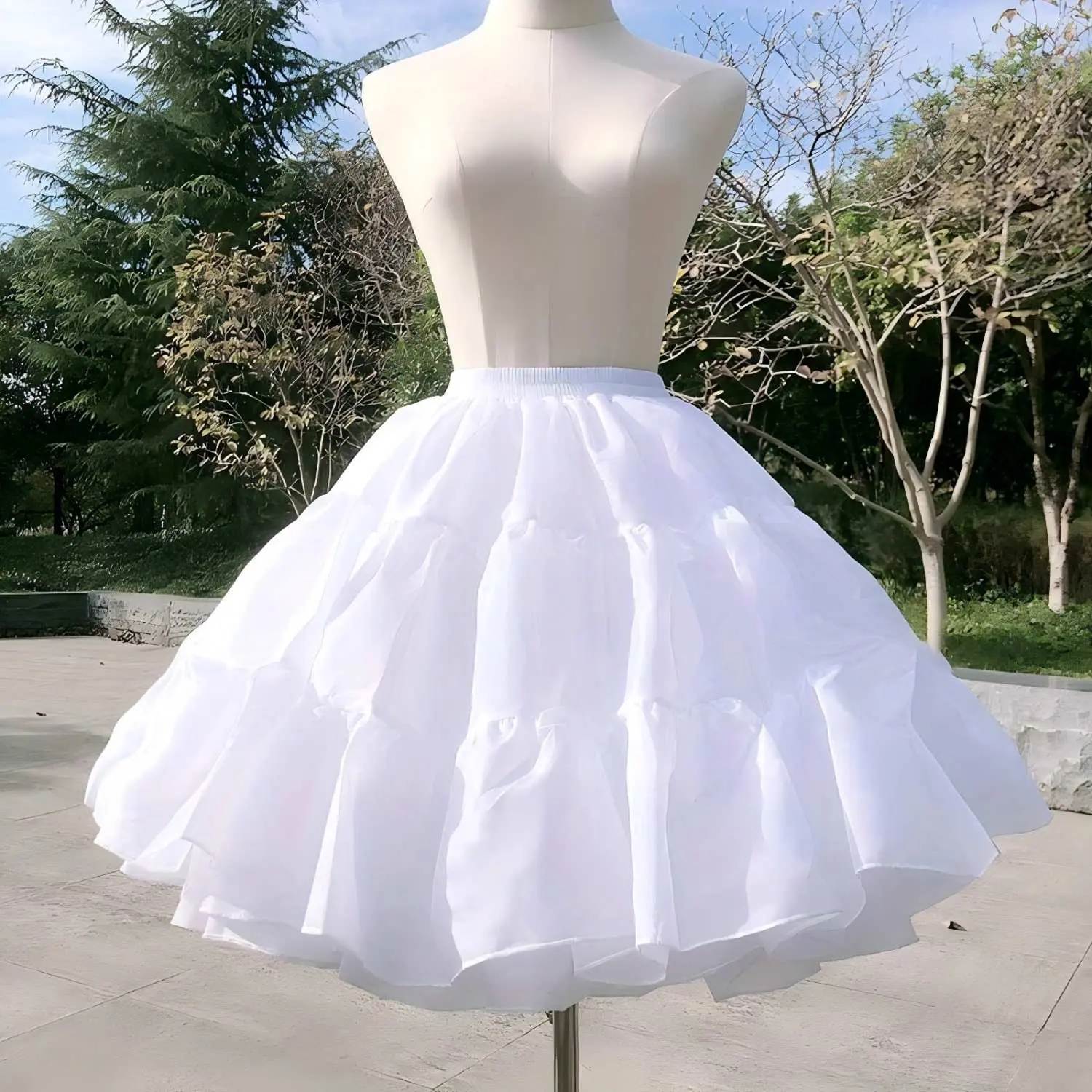Women's Underskirt Tutu Skirt Fluffy Layers Petticoats for Custom Volume Ballet Practice Photo Shoots