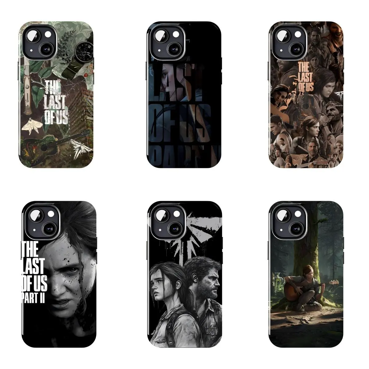The Last of Us Durable Phone Case - Post-Apocalyptic Game Aesthetic Cover, Ellie & Joel Inspired Design, Survival Horror Gaming Art, Dark Minimalist Gamer Accessory for Protection of iPhone 11-17 Pro Max/Plus & Samsung Galaxy S23-S25 Series Devices, Acces