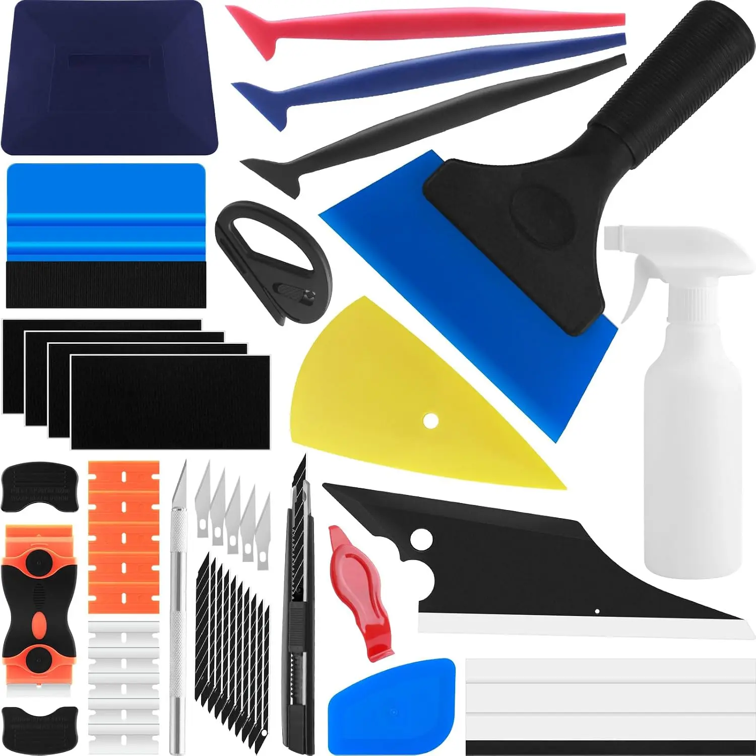 Window Tint Installation Tools Kit Window Film Tinting Kit  Glass Protective Film Installation Kit with 300ml Adjustable  Bottle for  Tints, Window Film