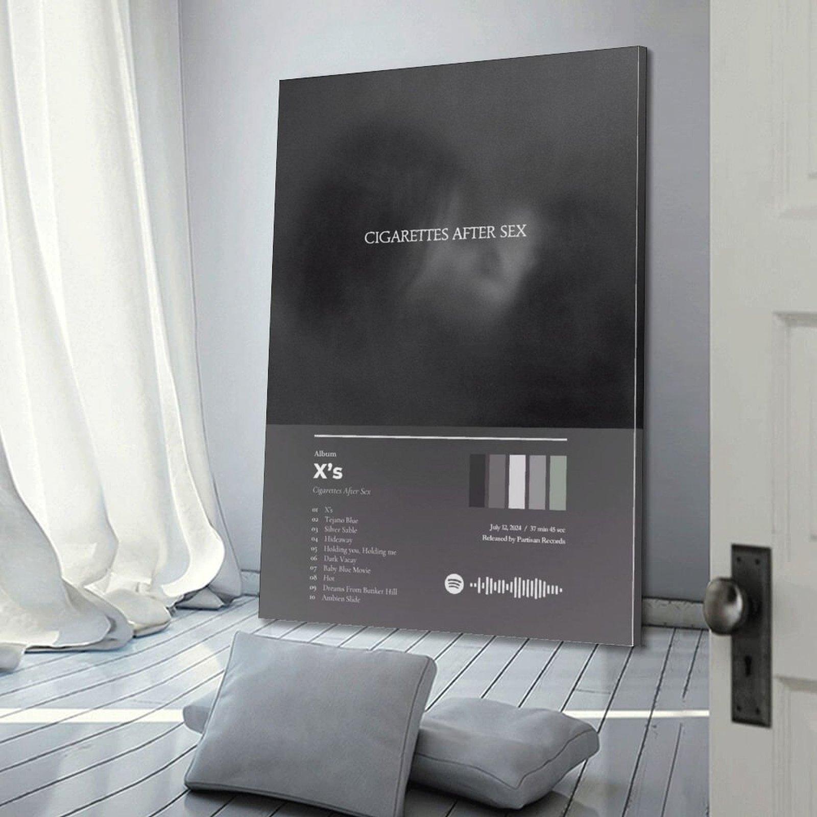 Cigarettes After Sex Canvas Poster Painter Living in Art Deco Strong Wall Design Painting Hallway Bedroom Living Room Decorated Poster