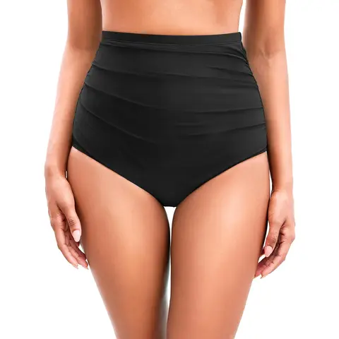 Tempt Me High Waisted Bikini Swimsuit Bottom - Women's Tummy Control Bathing Suit Bottoms Swim Bottom 2026 Swimwear