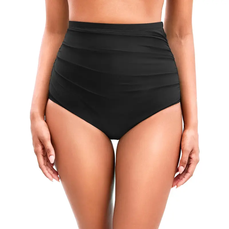 Tempt Me High Waisted Bikini Swimsuit Bottom - Women's Tummy Control Bathing Suit Bottoms Swim Bottom 2026 Swimwear
