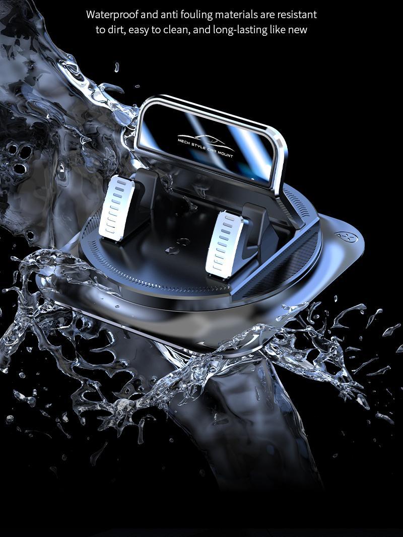 Car Phone Mount with Strong Suction Cup – 360 °   Rotation, Adjustable Viewing Angles, Anti-Slip Holder for All Phones.