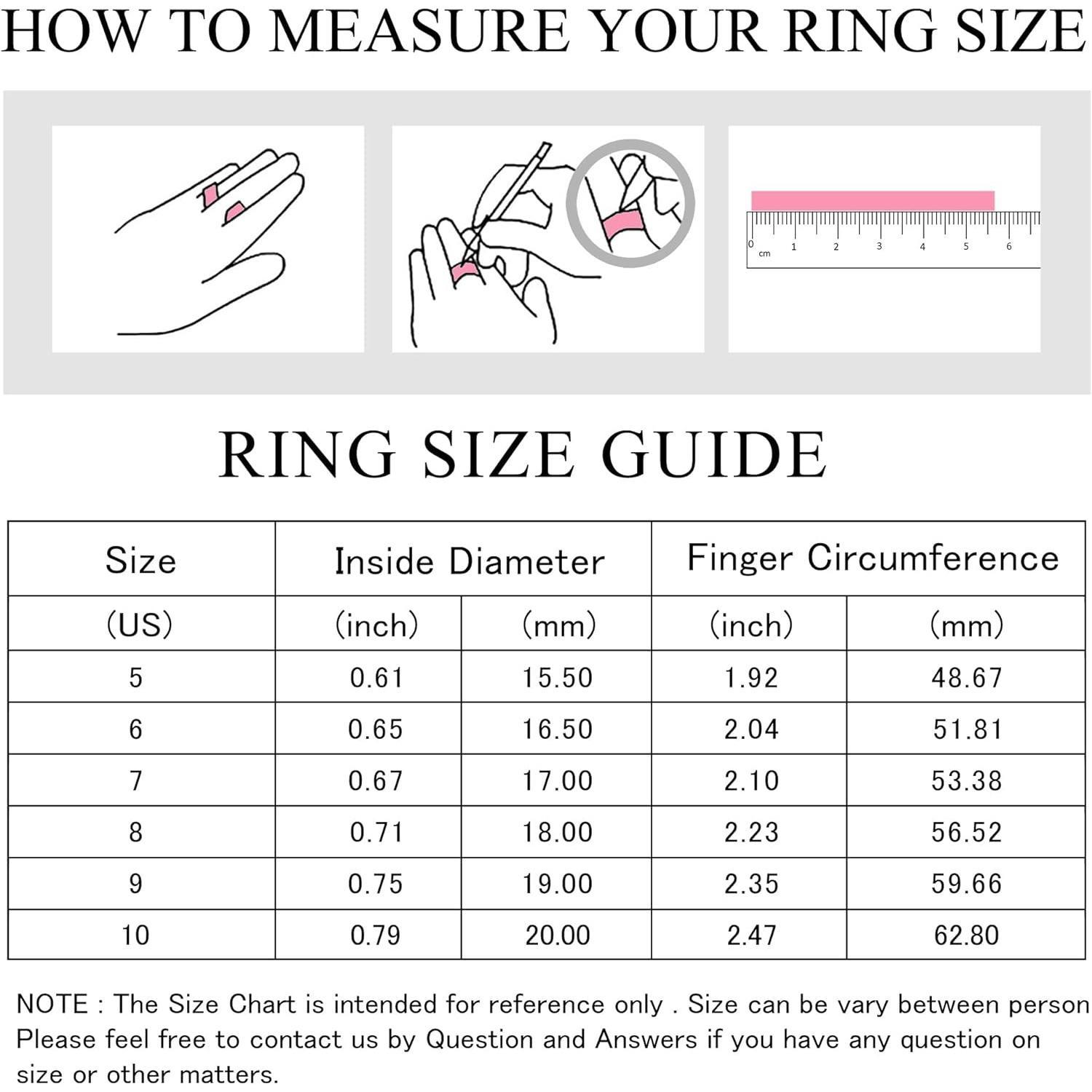 FINREZIO Initial Ring for Women Teen Dainty Ring Non Tarnish Simple Letter Band Rings Signet Ring Stackable Thin Pinky Alphabet Thumb Rings Initial Jewelry Gifts Size 6 7 8 9 10