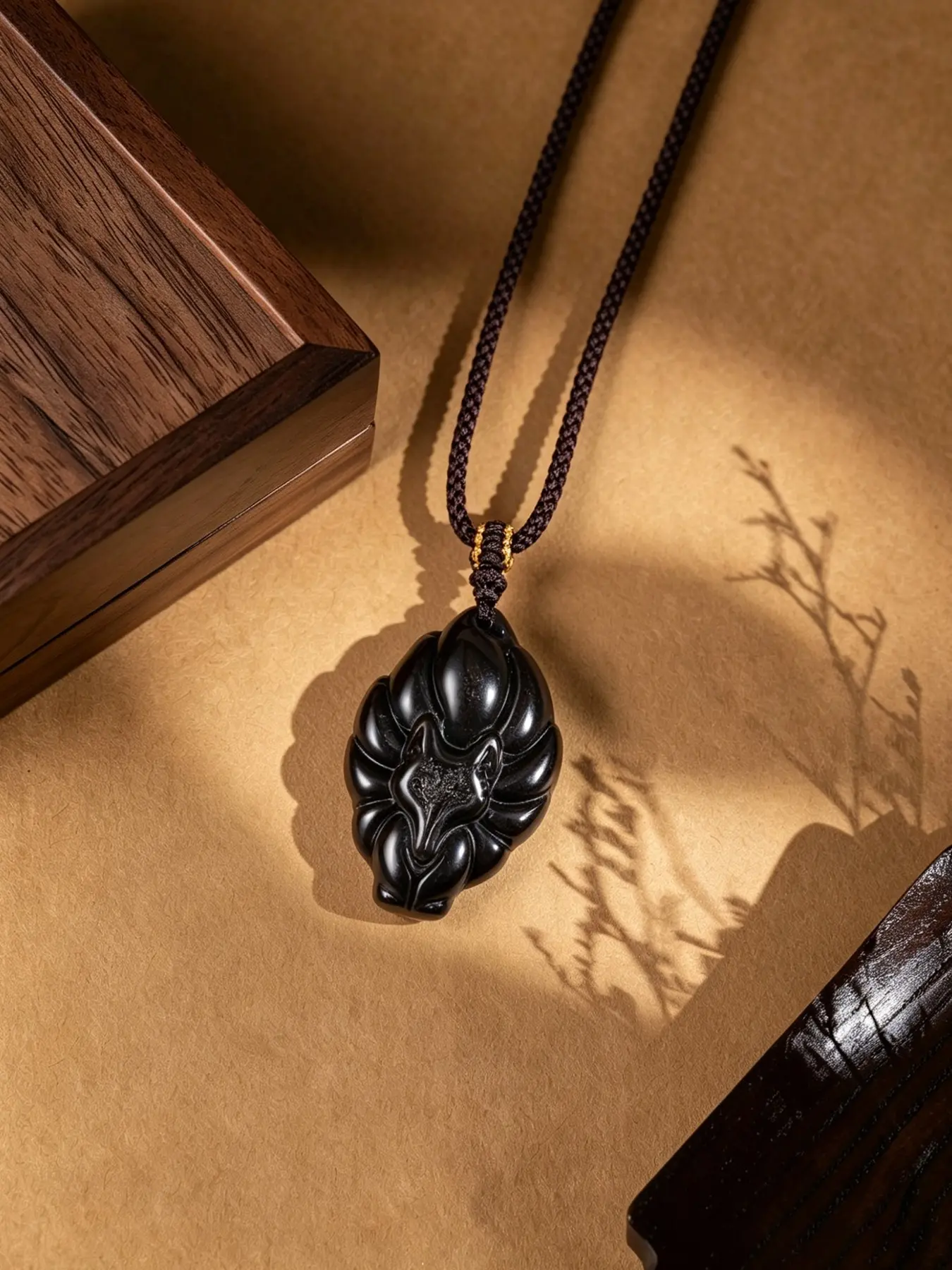 Natural Crystal Animal Carving Pendant Necklace, Owl/fox/kitsune Healing Stone Jewelry, Chain Included, Perfect Gift for All Occasions