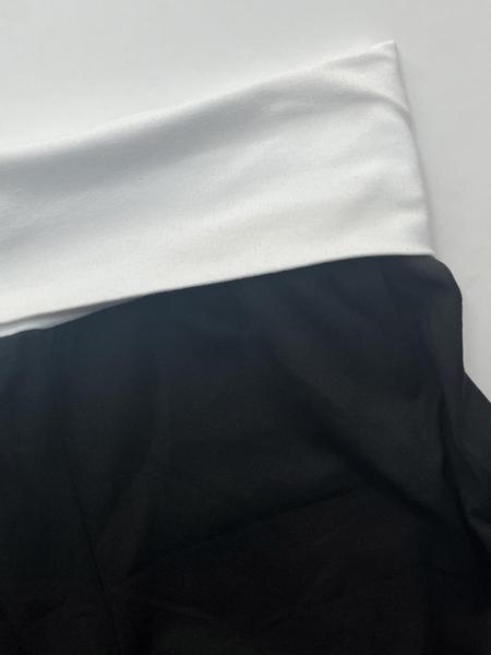 European and American Women's Casual Round Neck Long Sleeve Color Block T-Shirt with Ruffled Flare Pants Set, Perfect for Spring and Fall Wear