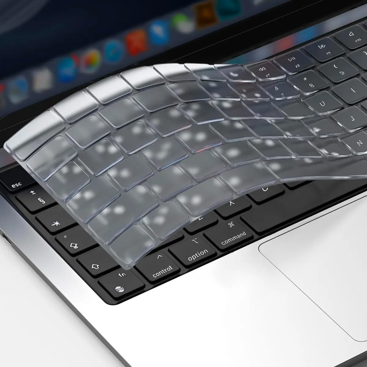 Keyboard Protector Film for Macbook Pro14 M5 M3 M2, New 2026 Model, Tpu Material, Keyboard Cover, Us and Eu Versions, Fits Pro16 Air15 Air13 M5 M4 M3 M2 M1