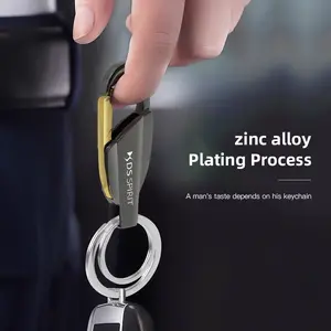 Zinc Alloy Car Key Chain Anti-Lost Keychain KeyRing For DS SPIRIT DS3 DS4 DS4S DS5 5LS DS6 DS7 DS9 WILD RUBIS E-Tense DIVINEDS