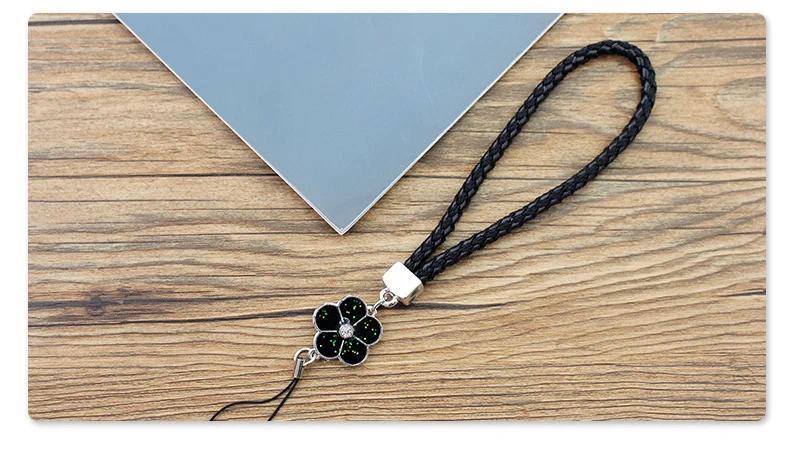 Multicolor Phone Charm Strap - Short Braided String, Anti-Lost Lanyard for Phones/Cameras, Keychain Gift Accessory